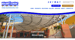 Desktop Screenshot of miamiawning.com