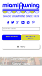 Mobile Screenshot of miamiawning.com
